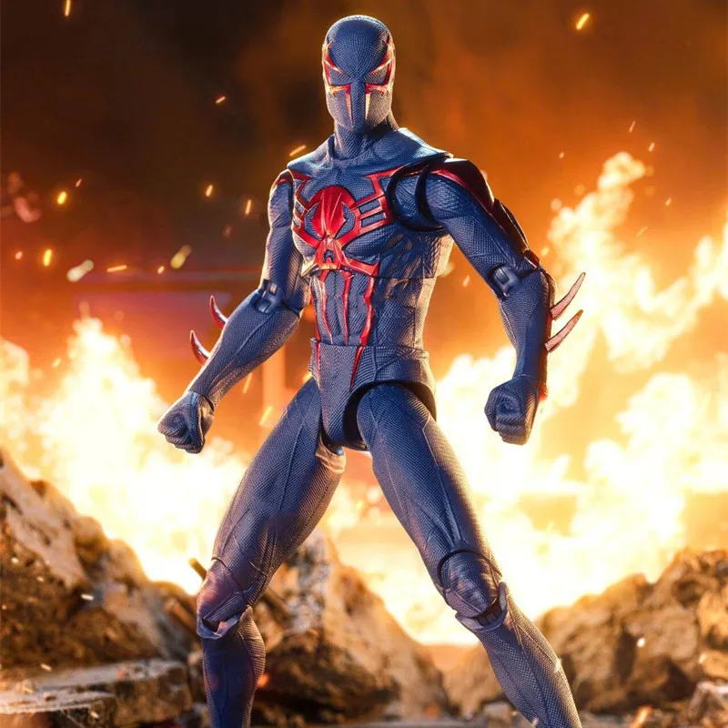 ZD Toys Spider-Man Brandneuer Day Miles Morales Spider-Man Scarlet Spider Hobie Brown ‌ Eisen-Spinnen ‌ Actionfiguren Spielzeugmodell Geschenk – Detail 28