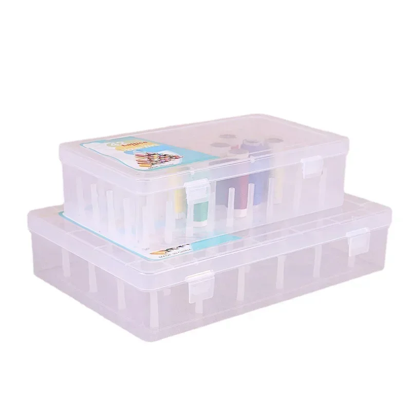 Sewing Thread Storage Box 42 Pieces Spools Bobbin Carrying Case Container Holder Craft Spool Organizing Case Sewing Storage