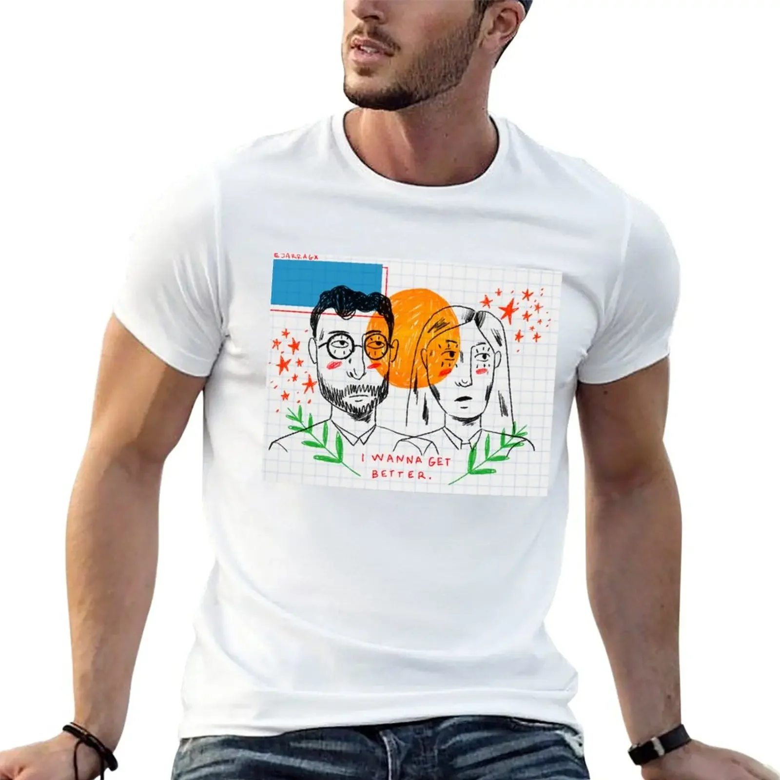 antonoff T-Shirt vintage sweat mens t shirts casual stylish