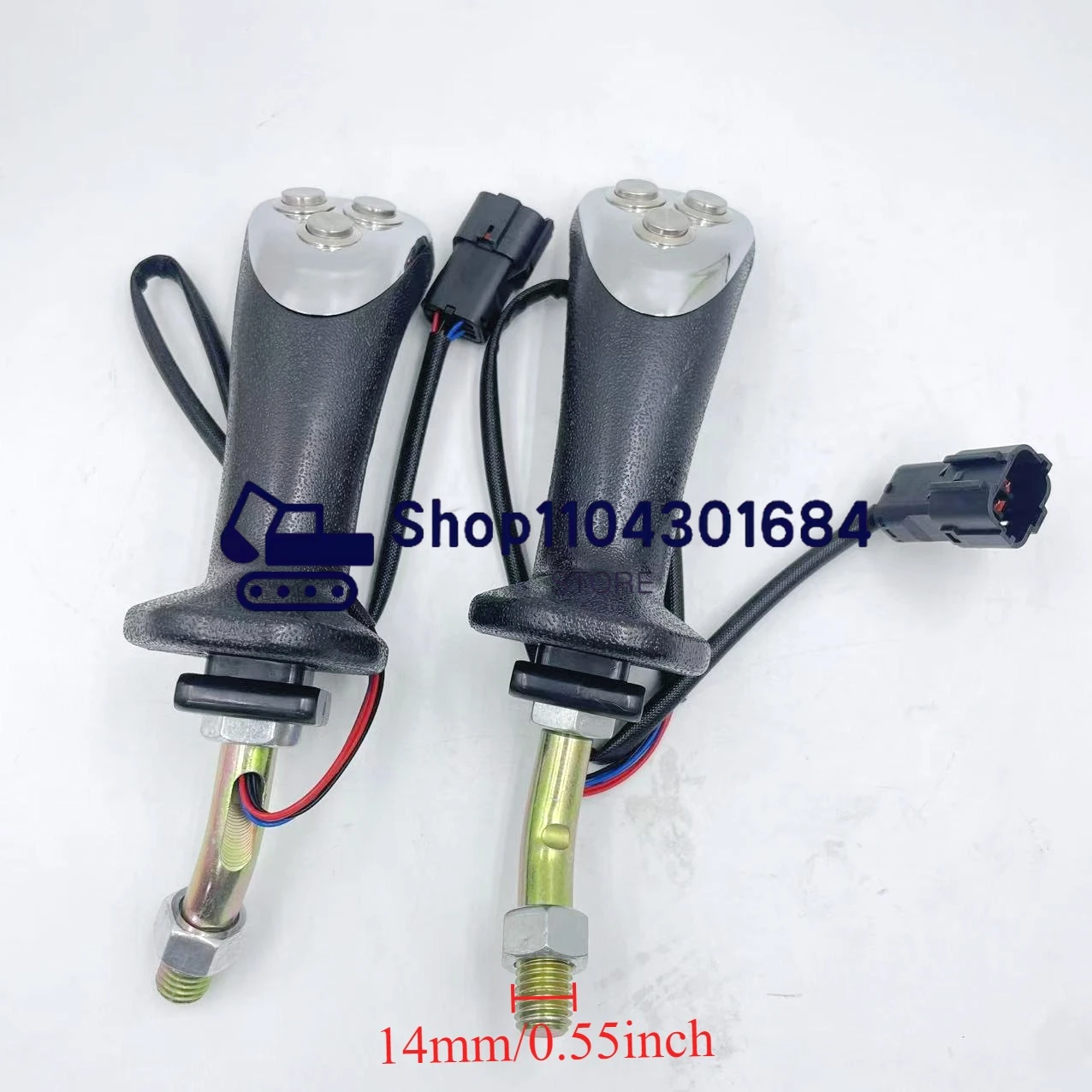

3 Buttons for Wheel Excavator Pilot Valve Handle Glue Modified Wood Clamping Machine Wood Grabber Iron Grabber Joystick Handle