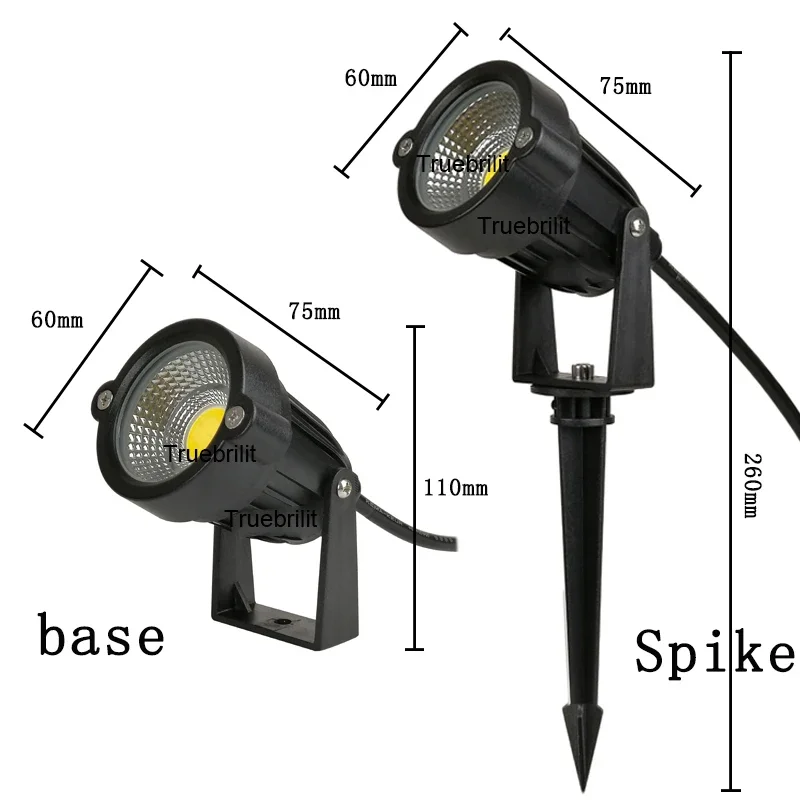 New Style COB Garden Lawn Lamp  220V 110V 12V Outdoor LED Spike Light 3W 5W Path Landscape Waterproof Spot Bulbs