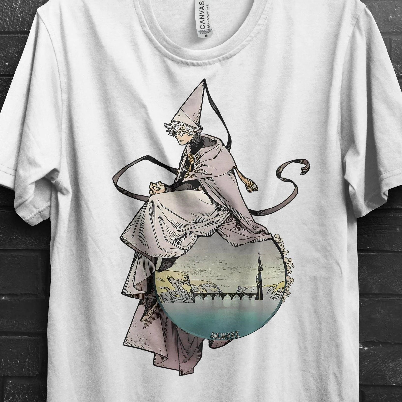 2026 Anime Witch Hat Atelier Qifrey Print T-shirt 100%Cotton Clothing Unisex Men‘s Women T-Shirts Y2k Casual Fan Streetwear Tee
