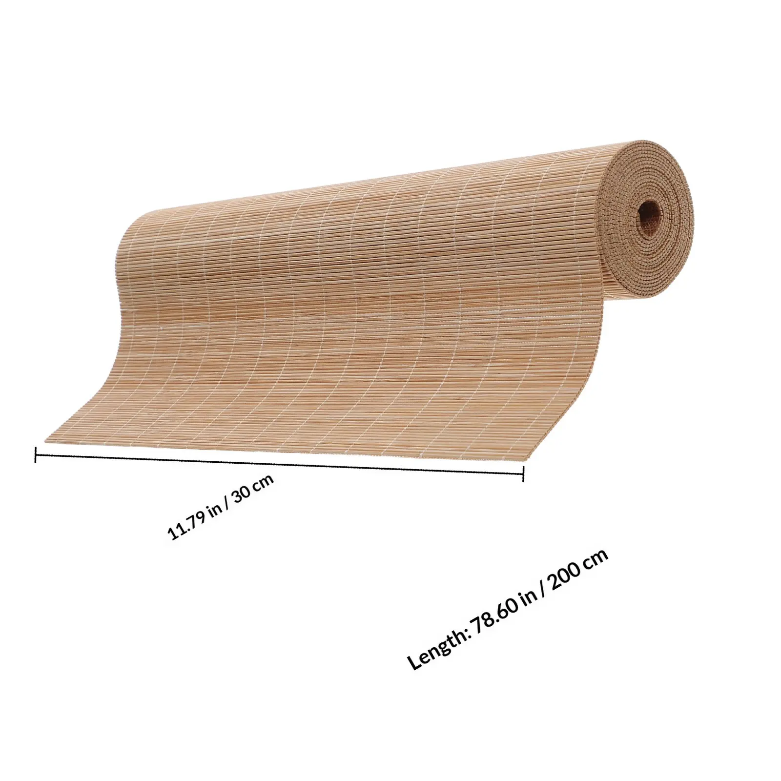 Bamboo Table Runner Cuttable Heat Resistant Smooth Splinterfree Woven Mat for Dining Table Tea Ceremony Kitchen Buffet
