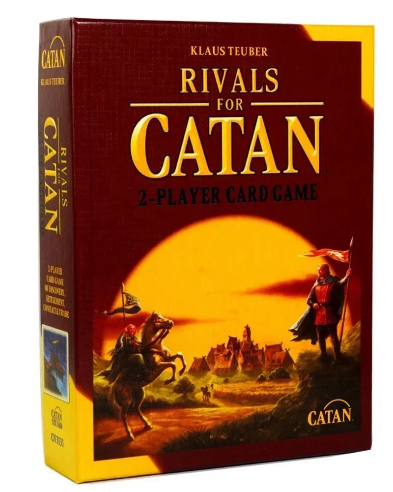 Versione inglese catan gioco da tavolo puzzle giocattolo per il tempo libero carta da gioco 2-8 persone giochi di carte per feste