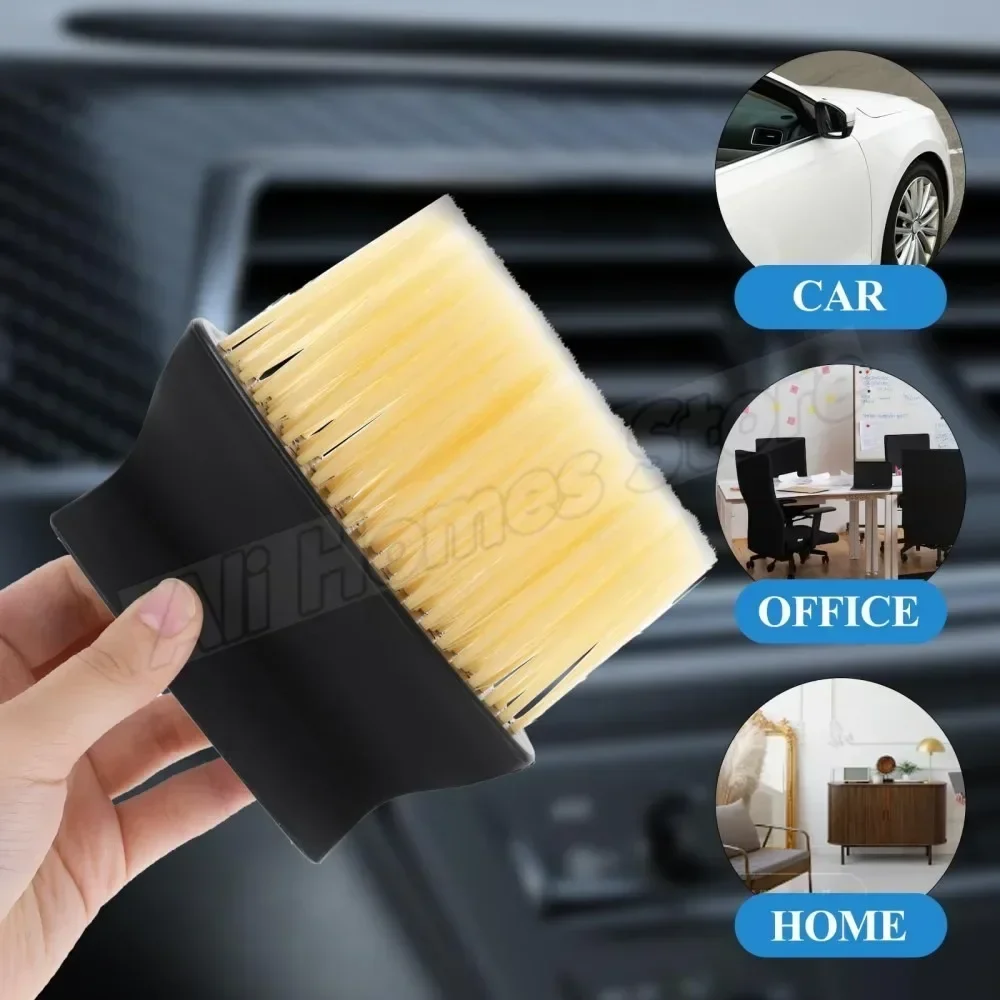 Air Conditioning Outlet Car Wash Car Interior Cleaning Brush Dust Collector Detailing Brush with Elasticity Cleaning Accessories