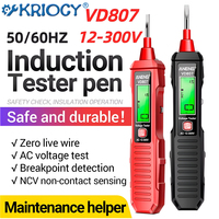 ANENG VD807 Smart Induction Tester Pen AC 12-300V Voltage Tester NCV Sensor Wire Detector 50/60Hz Professional Electrician Tools