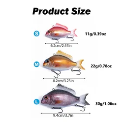 Goture Swimbait VIB – Señuelo de hundimiento con impresión 3D