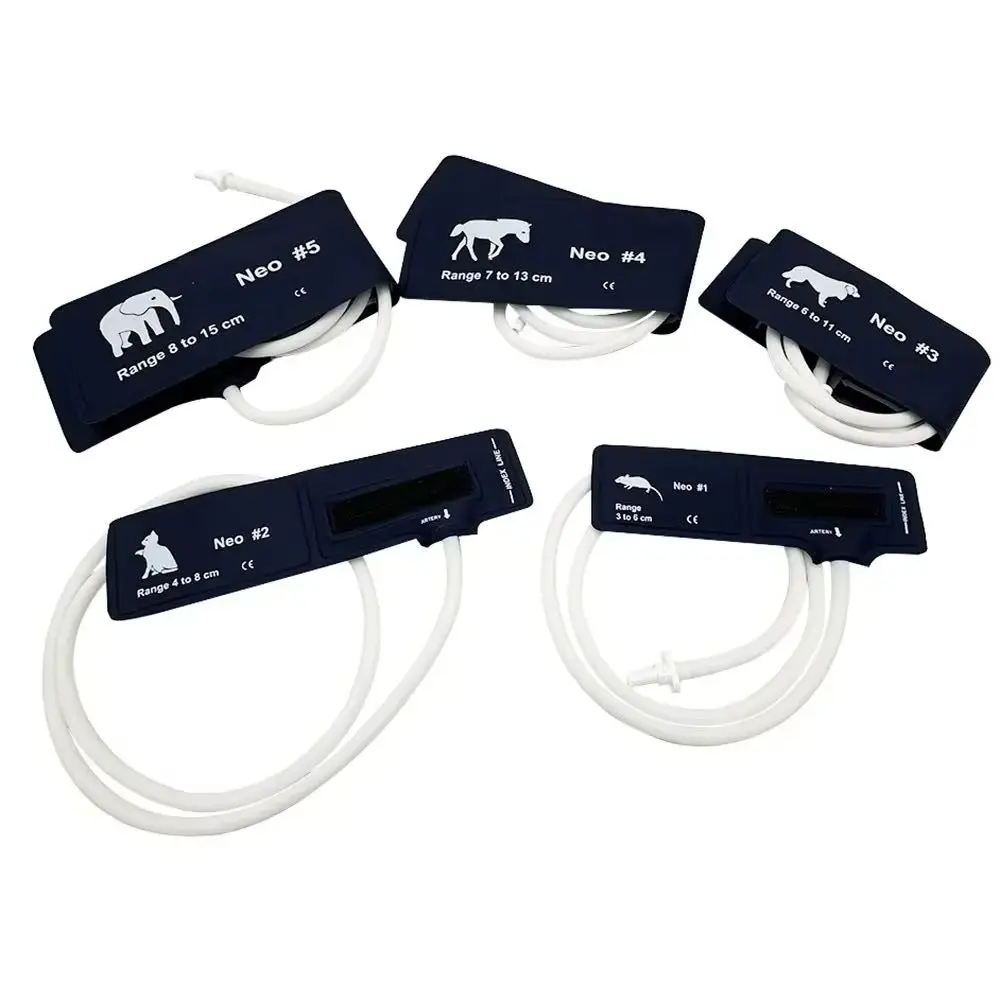 

Pet Monitors For Animal Use Blood Pressure Monitors TPU Nylon Cuff Without Capsule Animal Blood Pressure Cuff NO.1-NO.5Tube 60cm