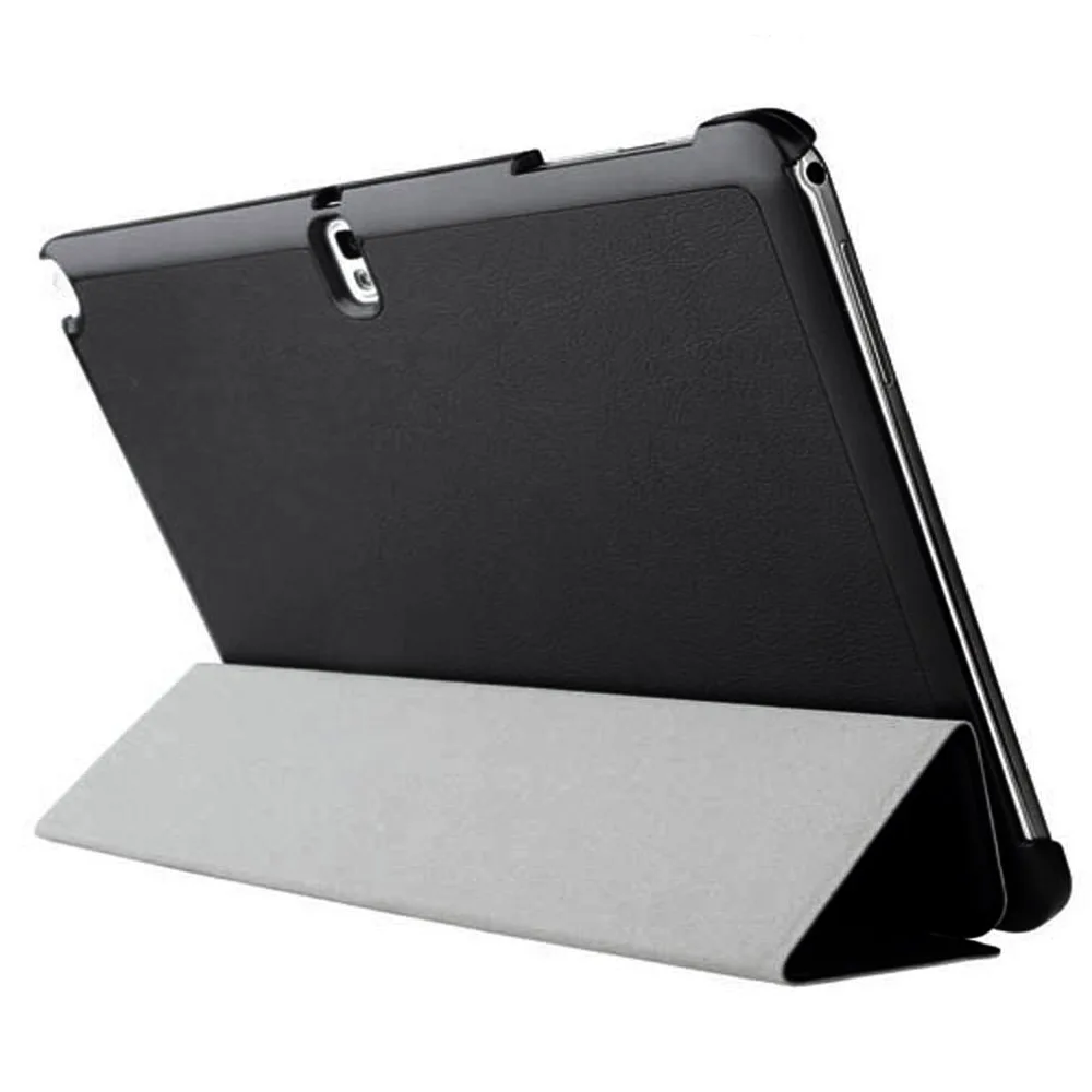 New Slim Case for Samsung Galaxy Tab Pro 10.1 2014 Model - Lightweight Protective Stand Cover For SM-T520 T521 T525 Leahter Case