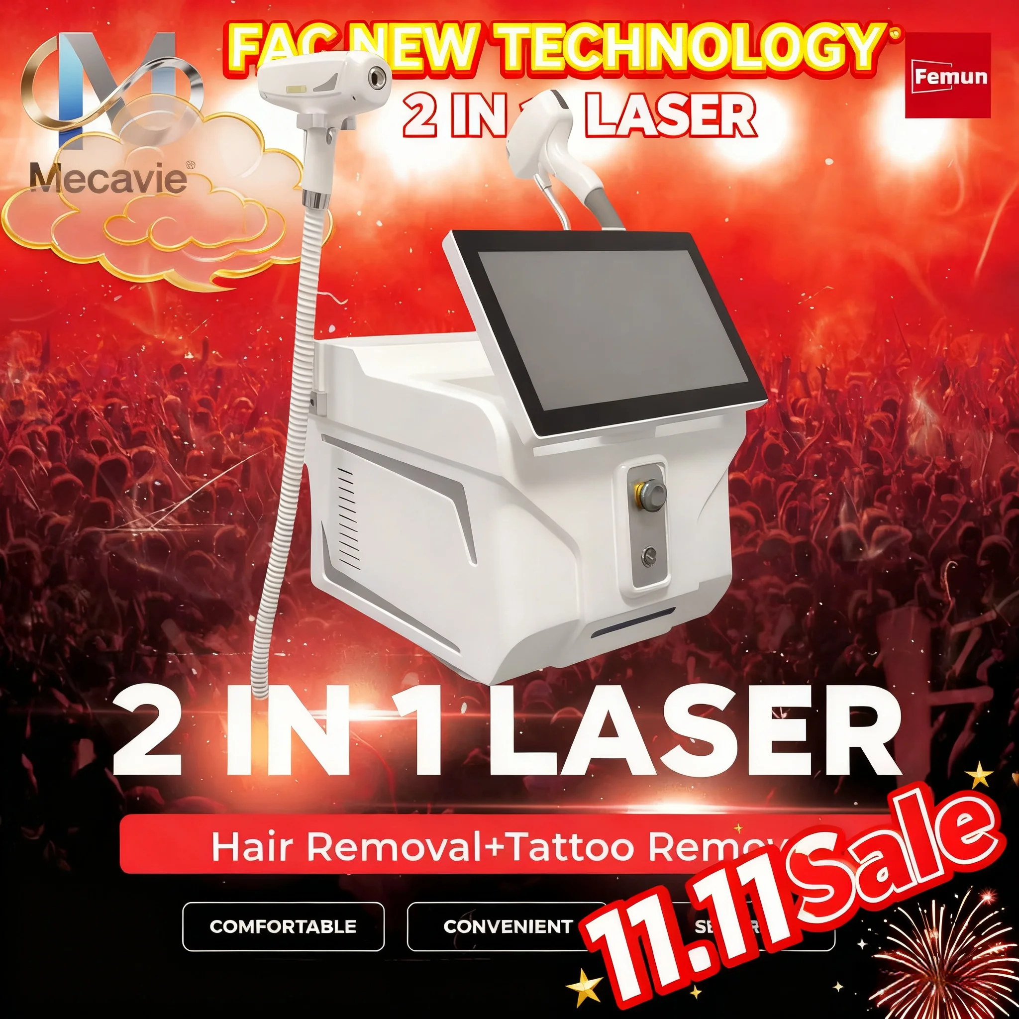 

2026 Hair Removal 755 940 1064 808nm 4 Waves Professional Alexandrite Device Permanent Professional 4000w Soprano Diode Laser