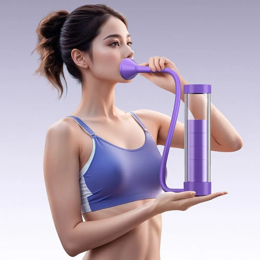 

Muscle Trainer Breathing Exercise Device Stronger Lungs Adjustable Abdominal Muscle Trainer Health Lung Respirator