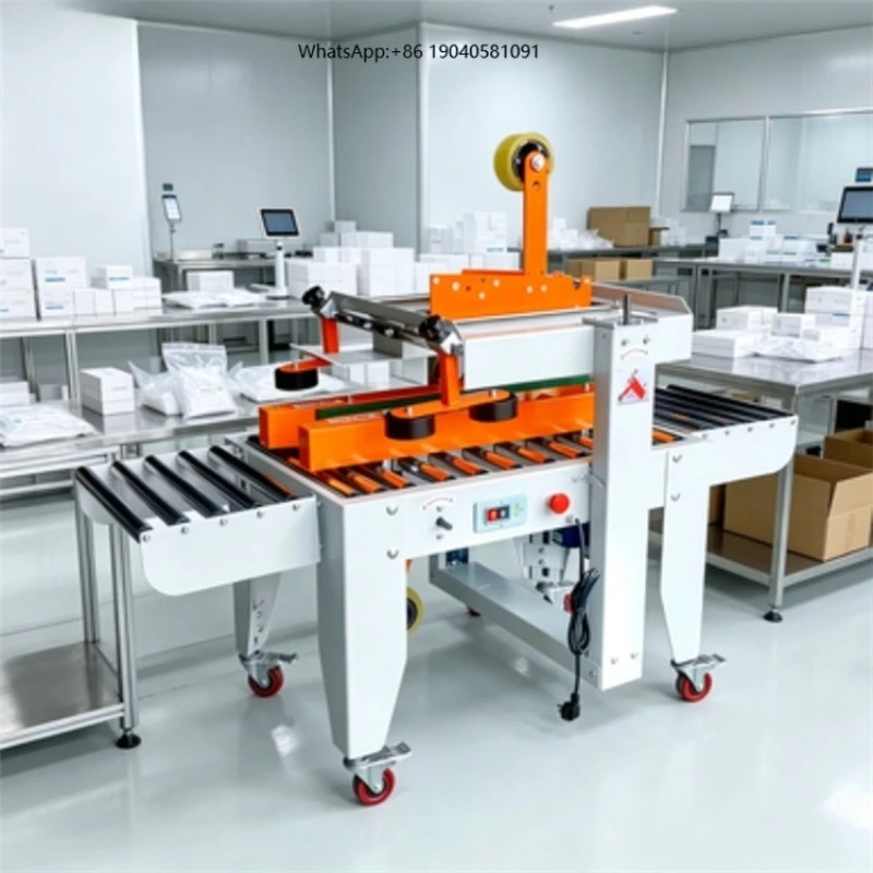 Hot Selling Automatic Sealer Machine for Carton Boxes for Plastic Bags Cans Bottles Glass for Chemical Durable Tape Gear
