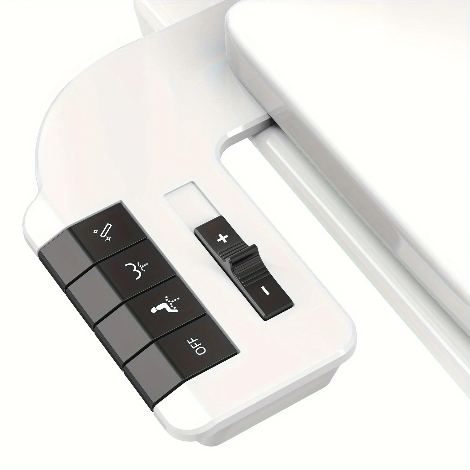 

Bidet Attachment for Toilet, Non-Electric Dual Nozzle for Frontal & Rear Wash, Adjustable Water Pressure Control, Bidet Seat
