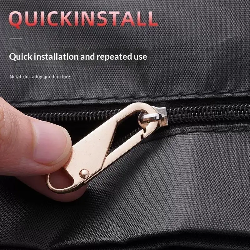 4/8 Stück Reißverschluss-Schieber, abnehmbar, Sofort-Reparatur-Set, DIY-Nähereparatur, Ersatz für Kleidung, Gepäck, Taschen, universeller Reißverschluss – Detail 8