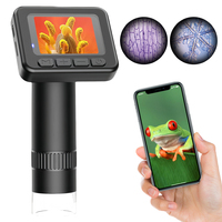 50-1000X Digital Microscope USB Macro Lens with LED Light Digital Portable Microscope for Kids Gift Phone Repair Skin Detection