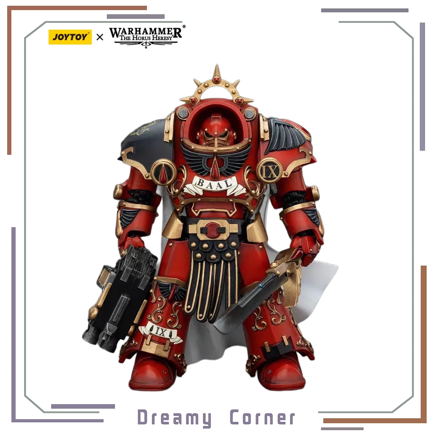 

【In Stock 】JOYTOY Warhammer 40K Blood Angels Legion Praetor in Tartaros Terminator Armour 1/18 Action Figures Collection