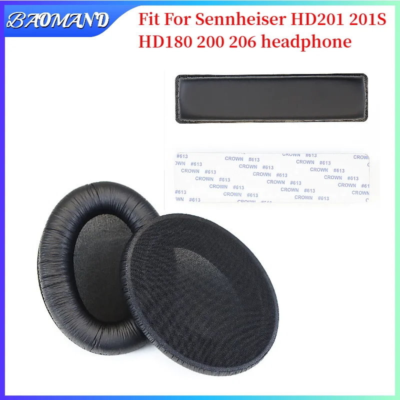 

Ear pads for Sennheiser HD201 201S HD180 200 206 Headphones Replacement Earmuffs Ear pillows headband pads