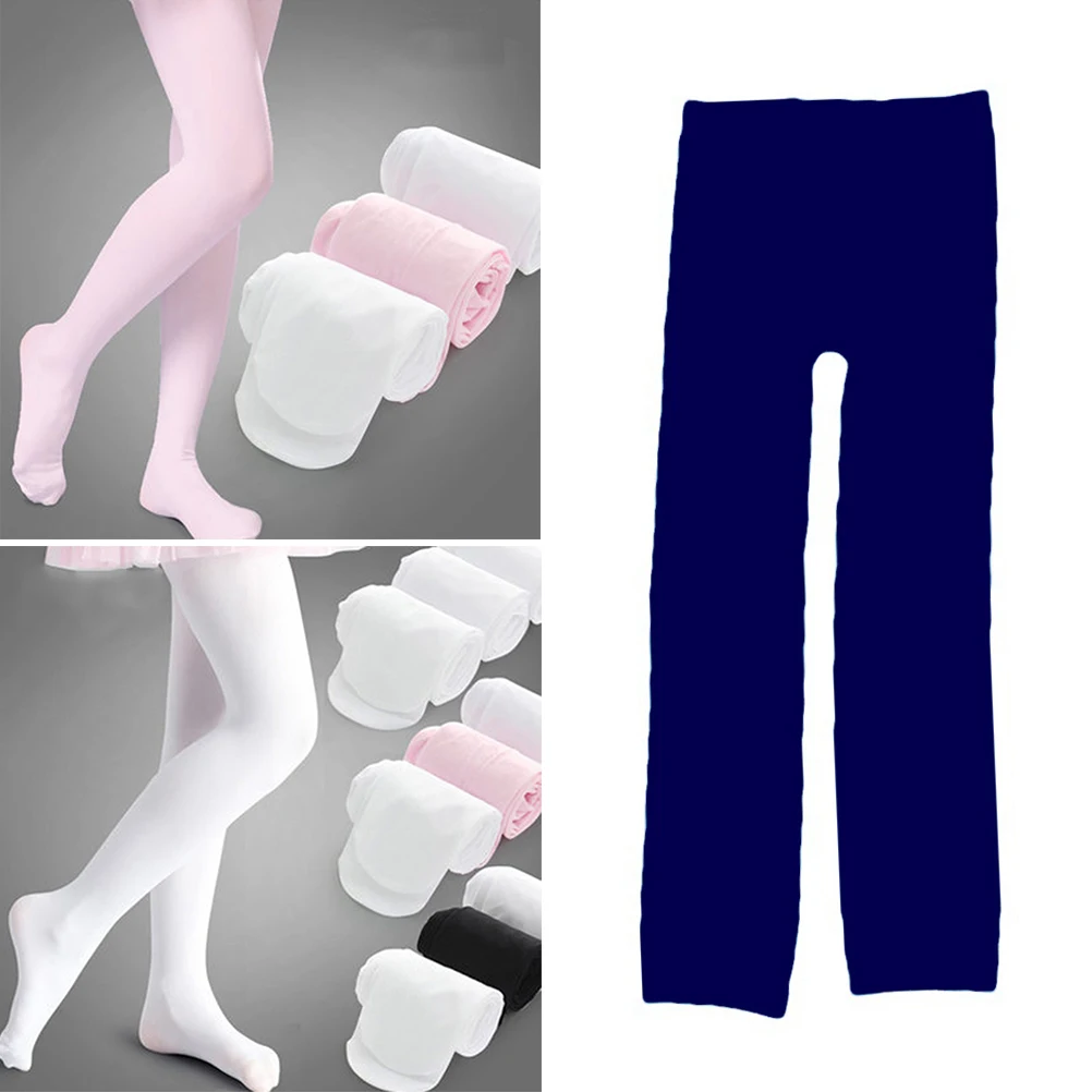 

Girls Winter Warm Navy Tights Thick Lined Premium Soft Elastic Leggings Suitable for Dresses Skirts Tights for Girls
