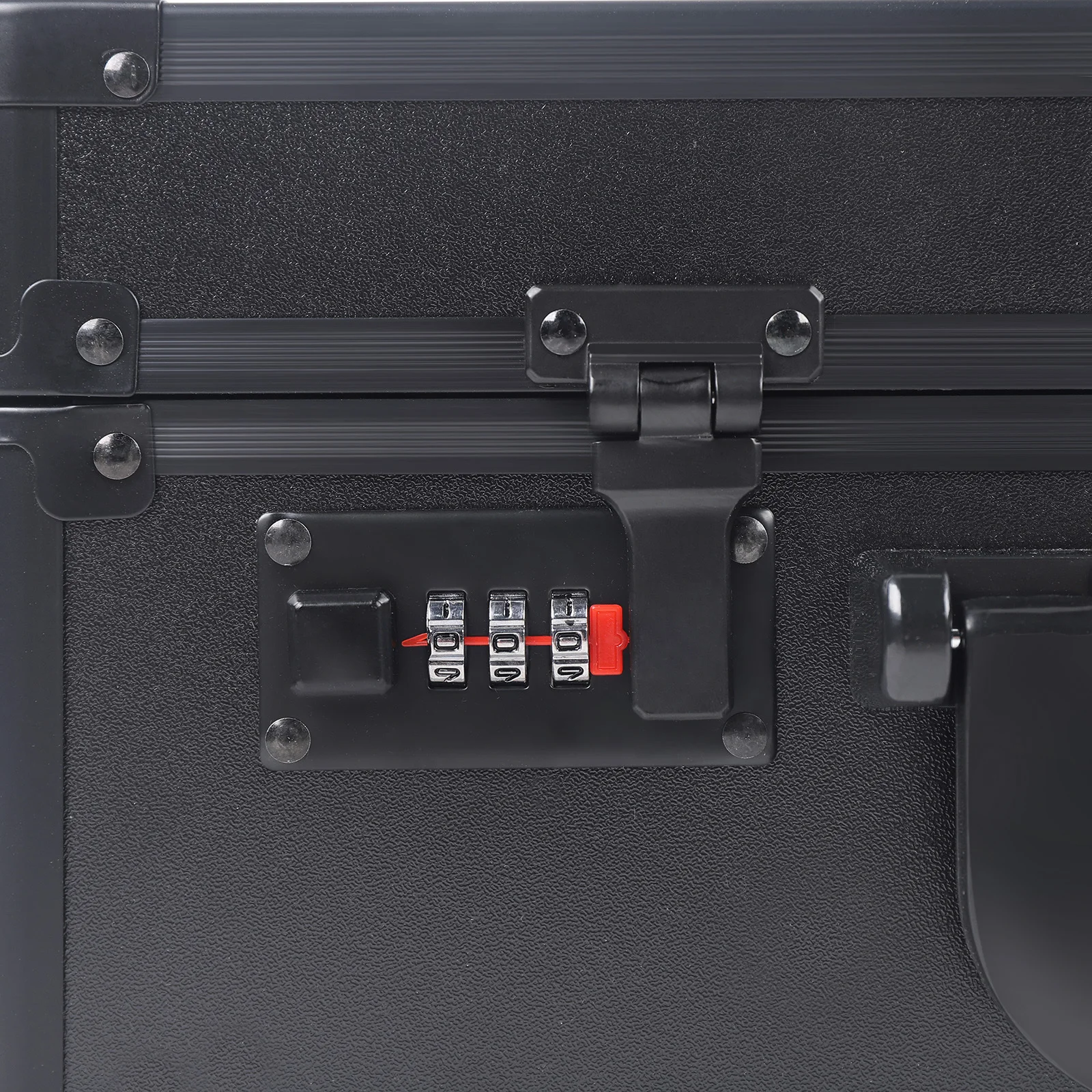 理髪ケース クリッパーバッグ ヘアキット ツールボックス オーガナイザー ポータブルハンドルと安全なナンバーロック付き ハサミ クリッパー用 15.7*12.2*6.3インチ