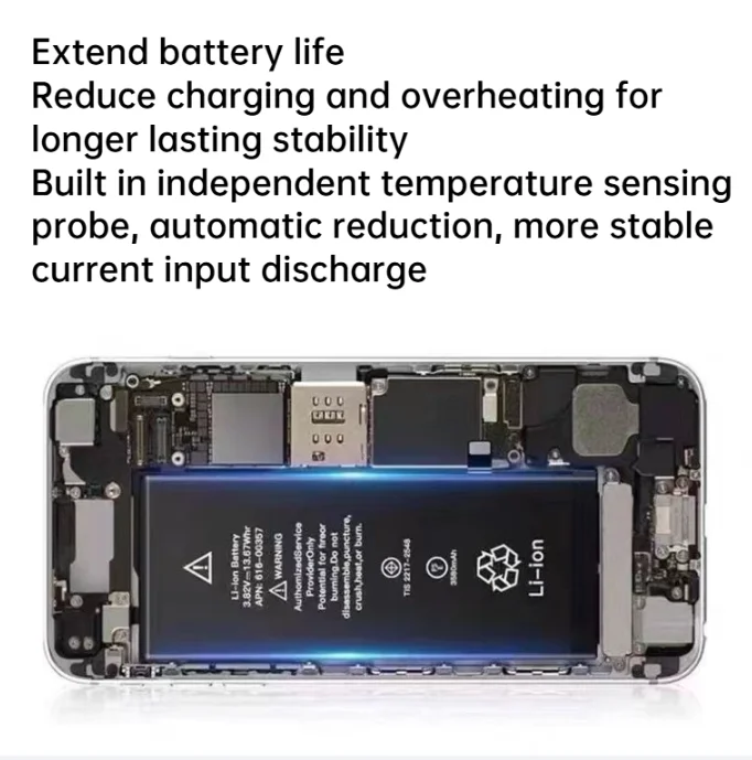 بطارية فائقة 3500 مللي أمبير في الساعة لهاتف آيفون 7 بلس 8 بلس لهاتف آيفون 7 8 5500 مللي أمبير في الساعة طقم بطارية بديلة ممتدة مع أدوات شحن سريع #4