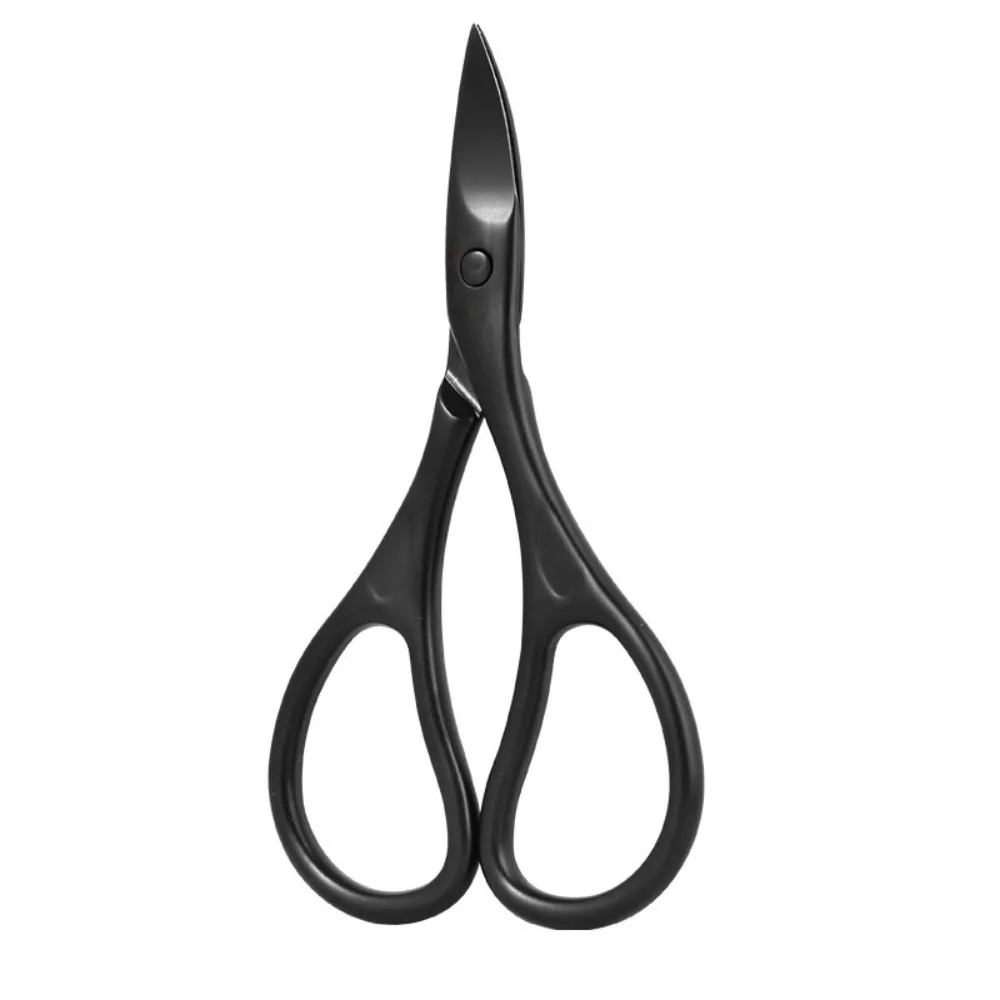 Stainless Steel Nail Clippers Curved Blade Ergonomic Design Nail Cutter Comfortable Grip Rust Free Toenail Nippers Eyebrows