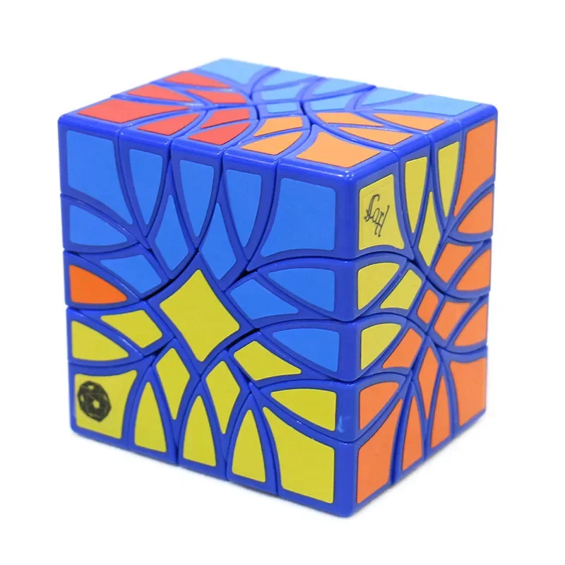 Calvin's Puzzelkubus 5x5x4 Kubus Blauw Limited Edition Bubbloid 554 Volledige Set Cubo Puzzel Magische Kubus Speelgoed voor Kinderen