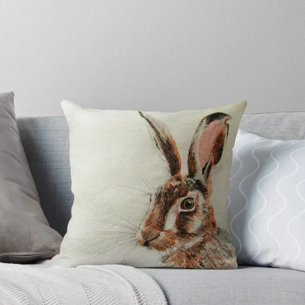 

Daniel The Hare Throw Pillow Decorative Pillow Covers For Sofa Sofa Covers Pillowcases pillow pillowcase