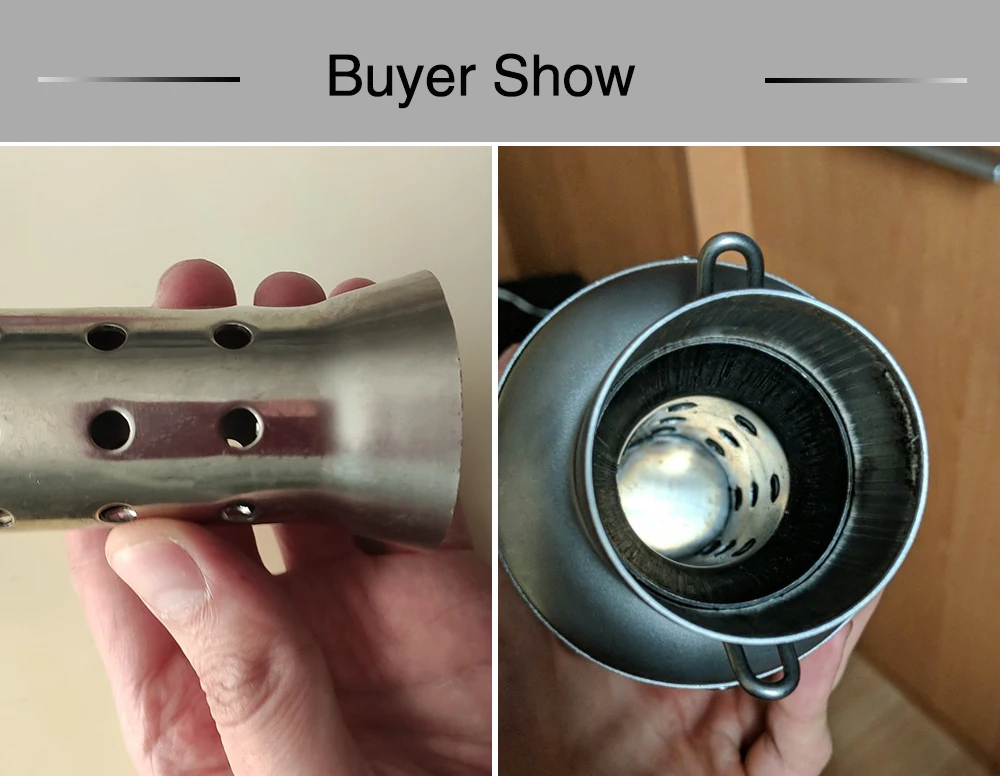 Motorcycle Exhaust Muffler DB Killer Silencer Noise Sound Eliminator 51mm FOR KAWASAKI Z650 NER-6N Z1000SX Ninja 300 EX300 Z300 image 5
