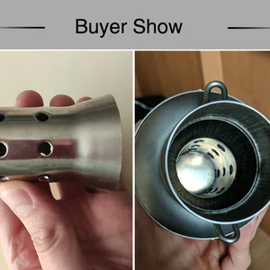 كاتم صوت العادم للدراجات النارية DB Killer Thickr ، مزيل الضوضاء ، 51 مم ، كاواساكي Z650 ، NER-6N ، Z1000SX ، Ninja 300 ، EX300 ، Z300 6 مبيعات رئيسية أصلية Ninja 300 العادم - No1