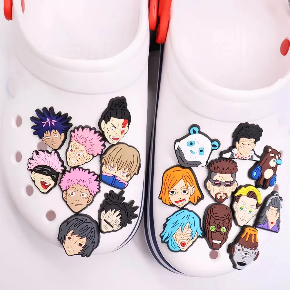 

1pcs Cartoon Japan Anime Monster Panda Robot PVC Shoe Charms Buckle Clog Accessories DIY Shoes Ornament Fit Kids DIY Party Gift