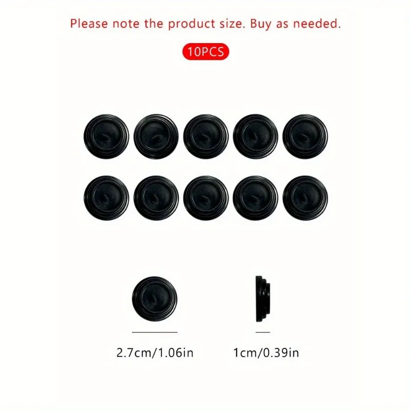 10pcs Car Door Shock Absorbing Gasket Door Closing Buffer Silencer Pad Door Side Sound Insulation Protection SelfAdhesive Device