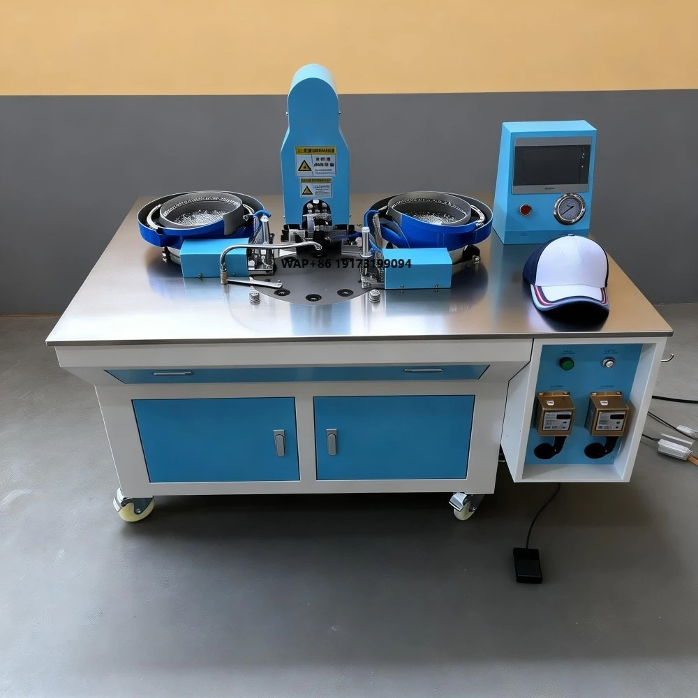 High Speed Automatic Button Cover Machine Decorative Buckle Button Covering Button Making Machine