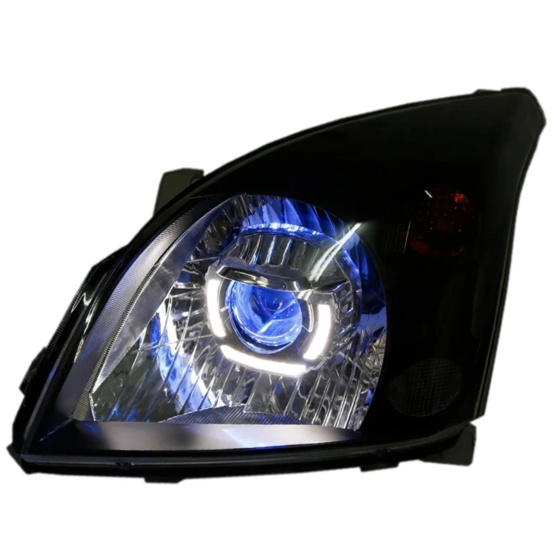 For Toyota Prado FJ120 LC120 2700 2003-2009 Full LED Headlights Customized Front Lamp With Bi-xenon Projector Lens