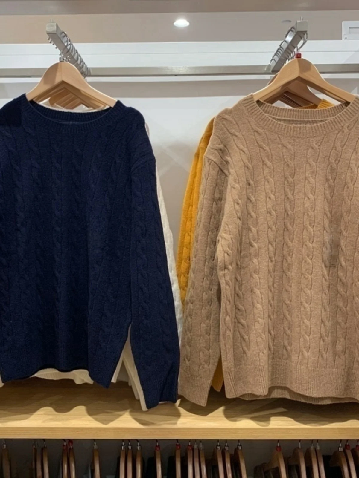 

Парный вязаный свитер с круглым вырезом и длинными рукавами, удобный, из хлопка, для зимы, домашняя одежда, повседневный, свободный крой, приятный к коже