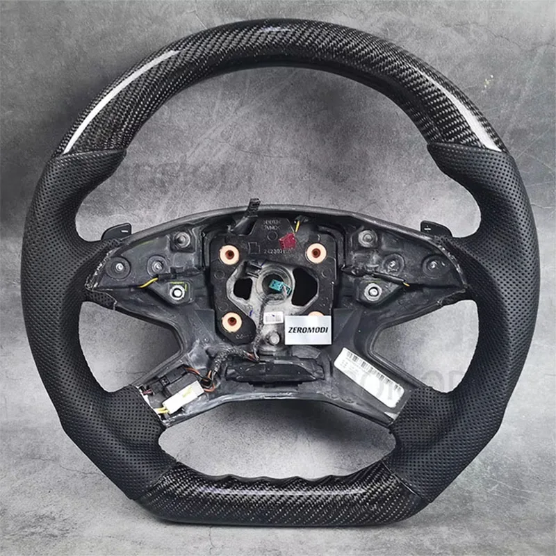 Carbon Fiber Steering Wheel Fit For Mercedes Benz W164 W251 W245 ML GL B R Class 300 350 400 2006 2007 2008 2009