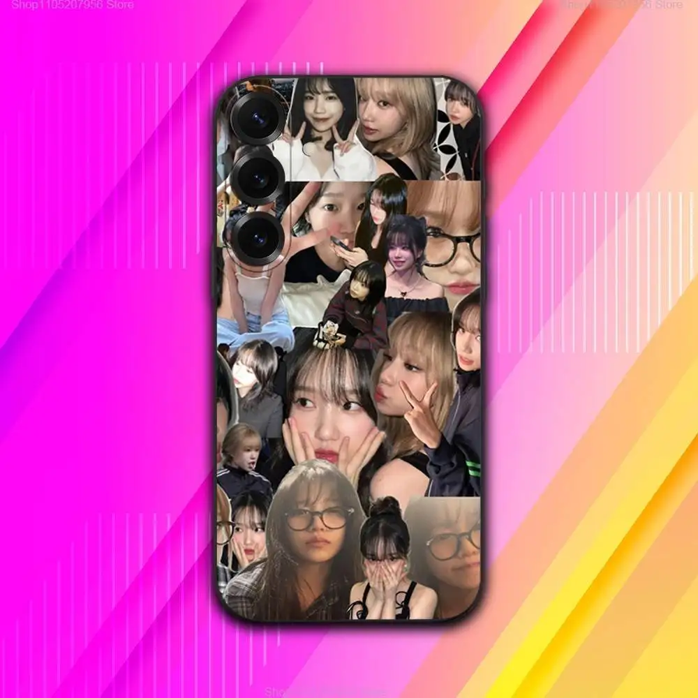 Singer J-Jo Cute Y-YuRi для Samsung A 73,72,71,53,52,51,41,40,30,22,21,13,12, Note 20,10,9 Ultra Pro 5G Черный мягкий чехол для телефона