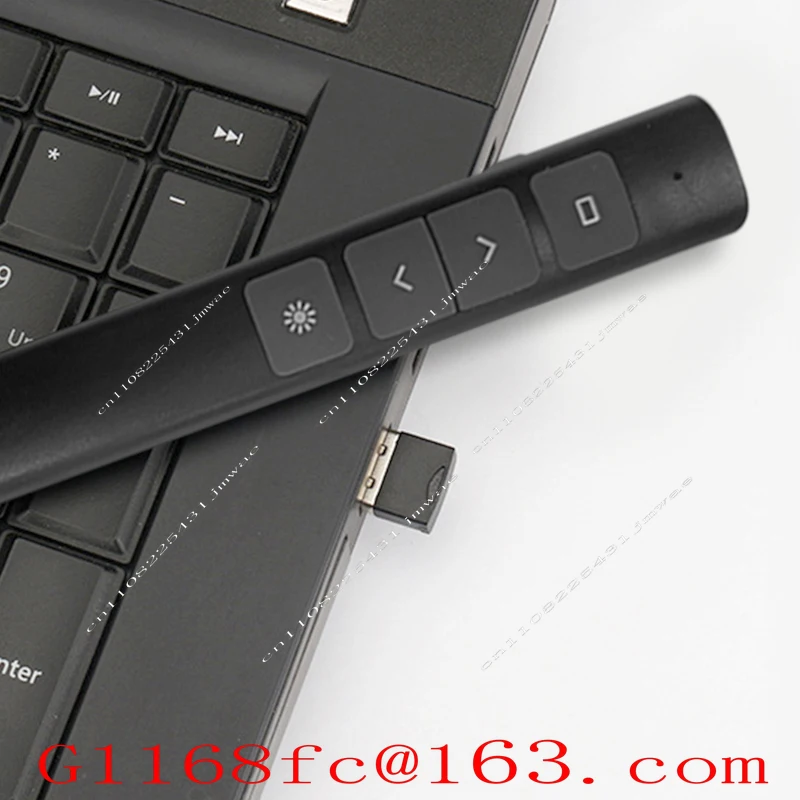 2.4 GHz Wireless Demonstrator with Red Pointer Pen USB Remote Control Pointer Rechargeable