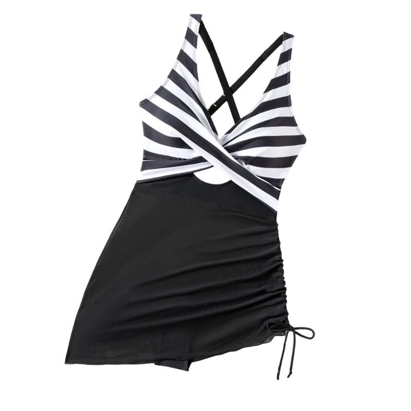 

Elastic Bathing Suit Nylon Texture Perfect for Active Women in Water Sports X7JD