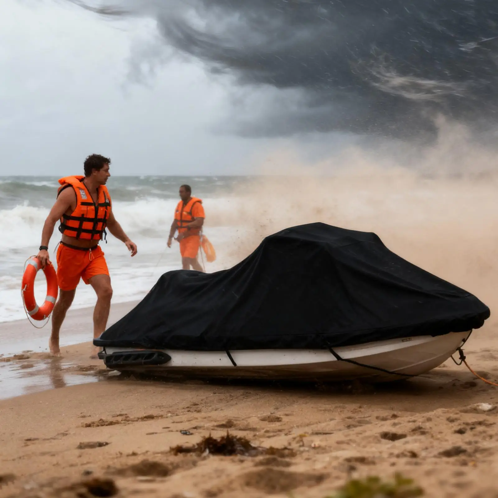 

Motorboat Cover UV-Resistant Dust-Proof Waverunner Protector Outdoor Motorboat Protective Cover For Recreational Boaters Water