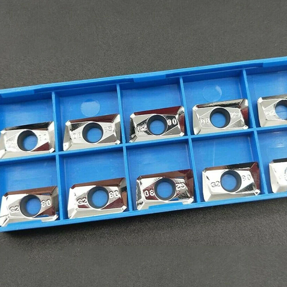 Precise and Consistent Performance with APMT1604 APGT1604PDFRG2MA H01 Carbide Milling Inserts for Aluminum Pack of 10