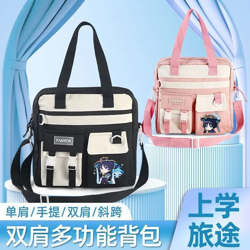 Genshin Impact Game Scaramouche Maplehara Manyo Xiangliu Crossbody Middle And High School Girls Large Capacity For Boys Casual