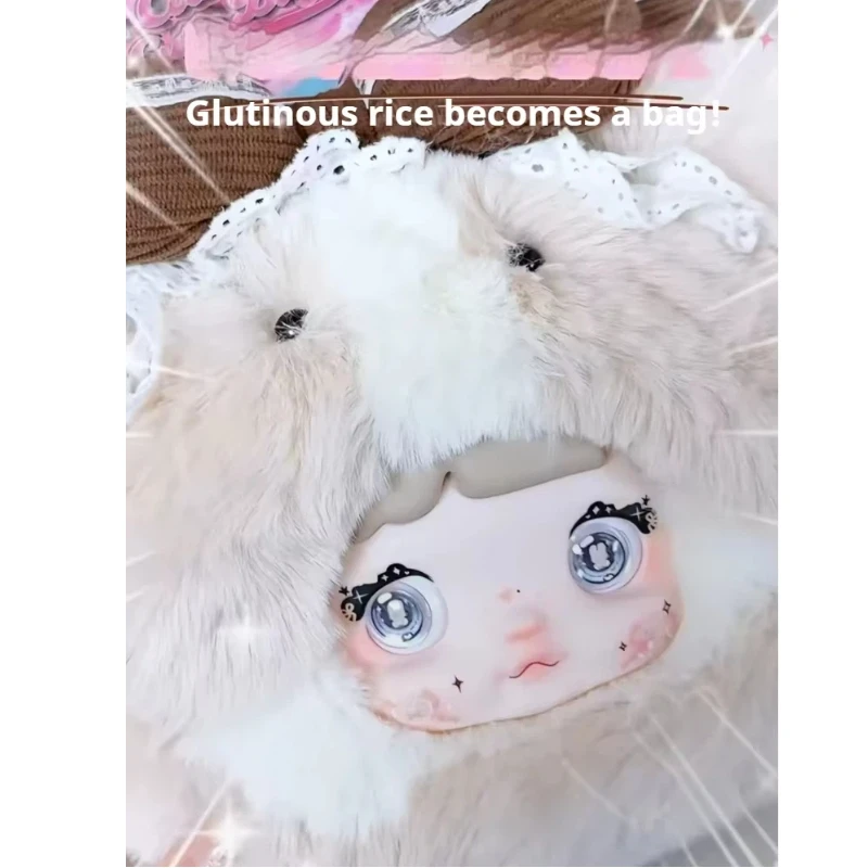 Oryginalny Nommi Winter Blind Box Plush Vinyl Backpack Winter Limited Edition Christmas Gift Girl Cute Plush Crossbody Bag 2025