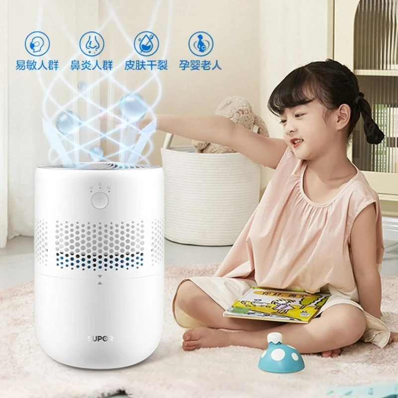 2026 New Mist-Free Steam Humidifier Quiet Evaporative Humidifier for Home Bedroom Living Room Pregnant Women Baby