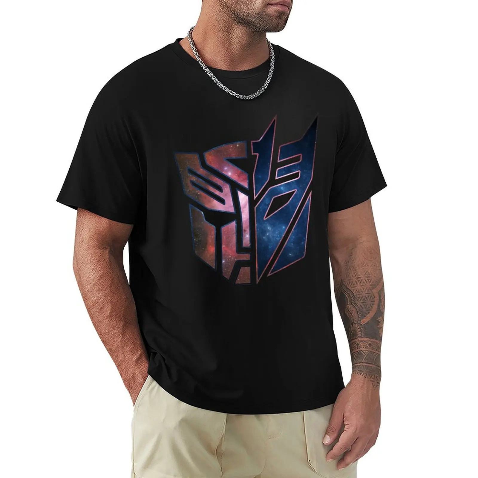 Endless Cosmos T-Shirt Basic Breathable Solid Color T-Shirt