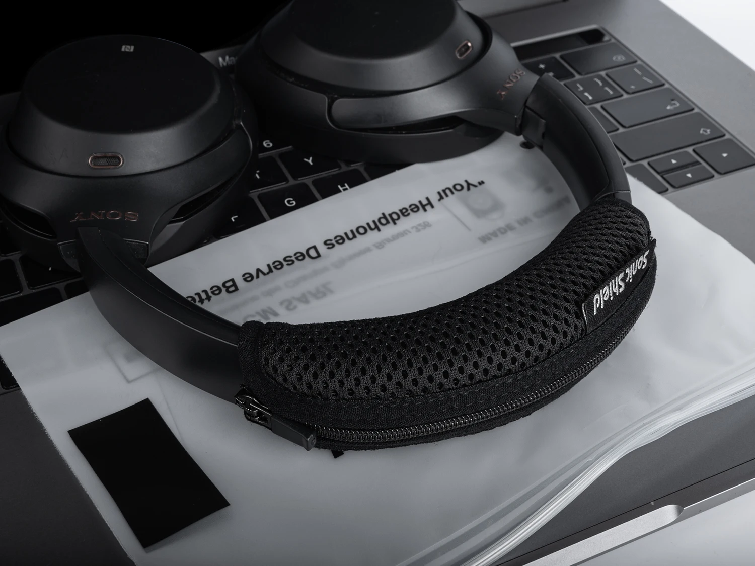 Ohrpolster für SONY WH-1000XM3 Kopfhörer aus Schafsleder, Memory-Schaum-Abdeckungen, hochwertige handgefertigte Echt-Schafsleder-Ohrpolster – Detail 13