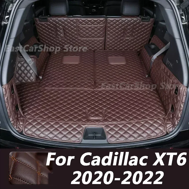 

Для Cadillac XT6 2020 2021 2022, автомобильный все включено, коврик для багажника, подкладка для багажника, аксессуары для багажника, чехол