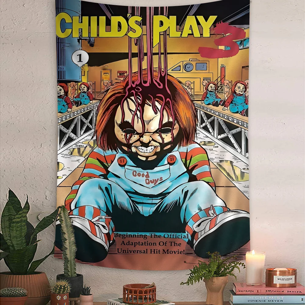 Classic Horror Movie Chucky Hanging Bohemian Tapestry Bohemian Wall Tapestries Mandala Cheap Hippie Wall Hanging