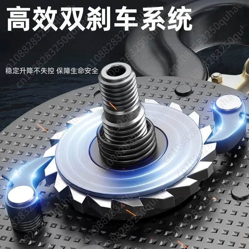 Manual Chain Block 1 Ton to 5 Ton, Portable Hand Lifting Hoist, Iron Pull Hoist for Goods Lifting and Wire Tensioning