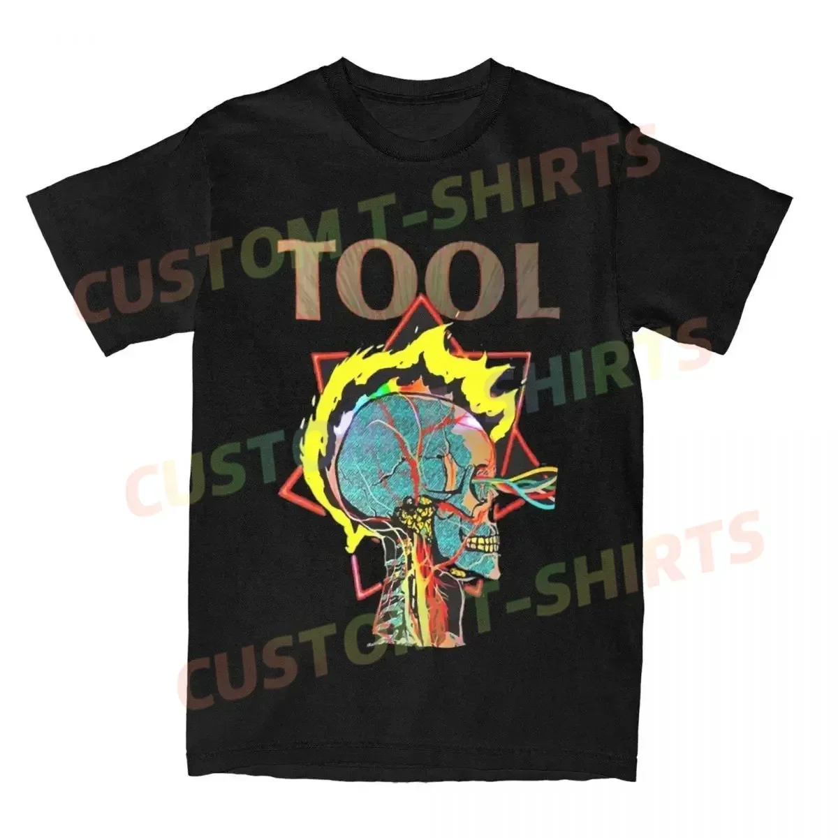 

Streetwear Tool Band Metal Music T-Shirt for Men High Quality Clothing Hip Hop Band Tee Retro Unisex Top Oversized Free Shipping