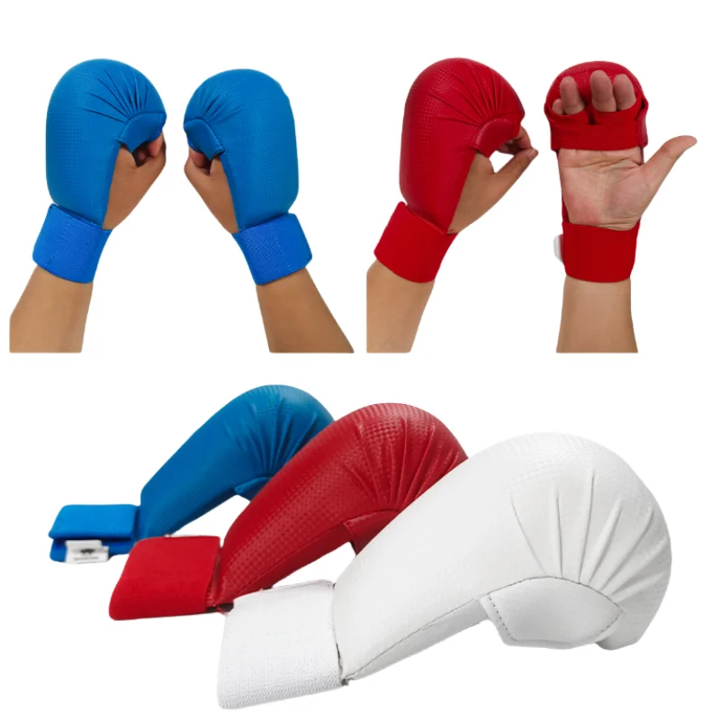 High-Quality PU Karate Gloves Multi-Layer Composite Liner for MMA Boxing Fitness Training Protective Gear for Hand Safety